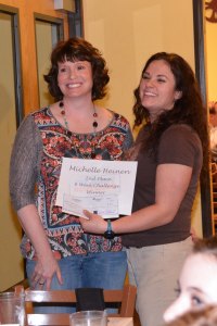 2nd place winner, Michelle Heinen with Sara Goossen. Pictures courtesy of Monica Yarborough